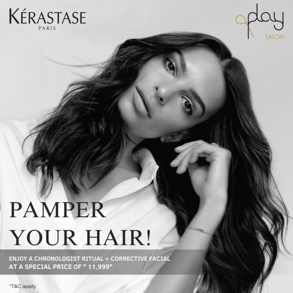 Play salon Mar26 Offer ENJOY AN CHRONOLOGIST RITUAL + CORRECTIVE FACIAL