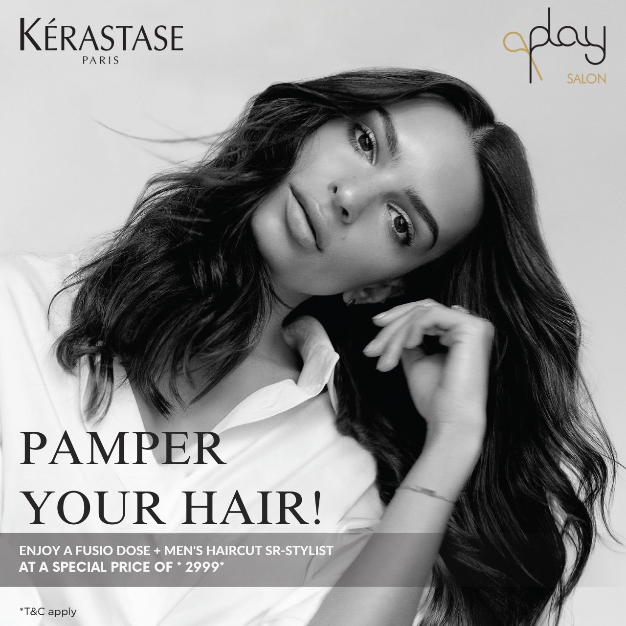 Play Salon Offer March 2026. ENJOY AN FUSIO DOSE + MEN'S HAIR CUT WITH SR-STYLIST