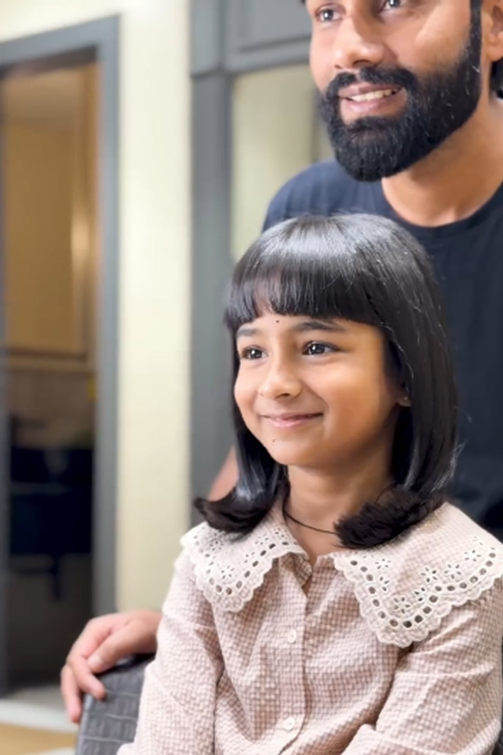 Little Girl Haircut at Play Salon Bangalore